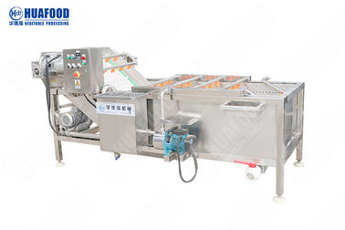Fruit en Plantaardige Wasmachine 500 van haarremovel - de Capaciteits Automatische Plantaardige Wasmachine van 1000kg/h-