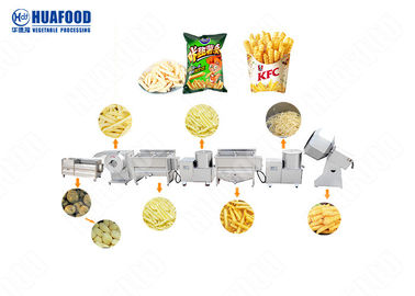 Chips die van de de Aardappelbraadpan van de frietenmachine de Elektrische Machine verwerken
