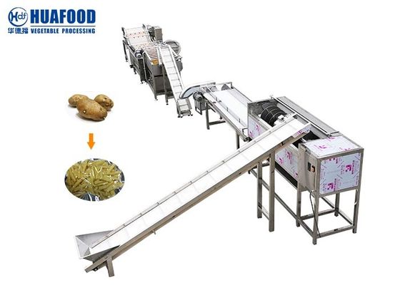 Industrieel OEM Automatisch 2000kg/h Aardappelwasmachine en Borsteltype van de Schilmesjemachine