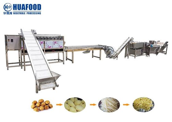 2000kg/h fruit en van de de Aardappelwas van de Plantaardige Verwerkingslijn de Schilmachine